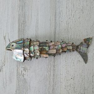 Abalone Shell Fish Bottle Opener Missing Some Pieces Shell Unique Bar Accessory